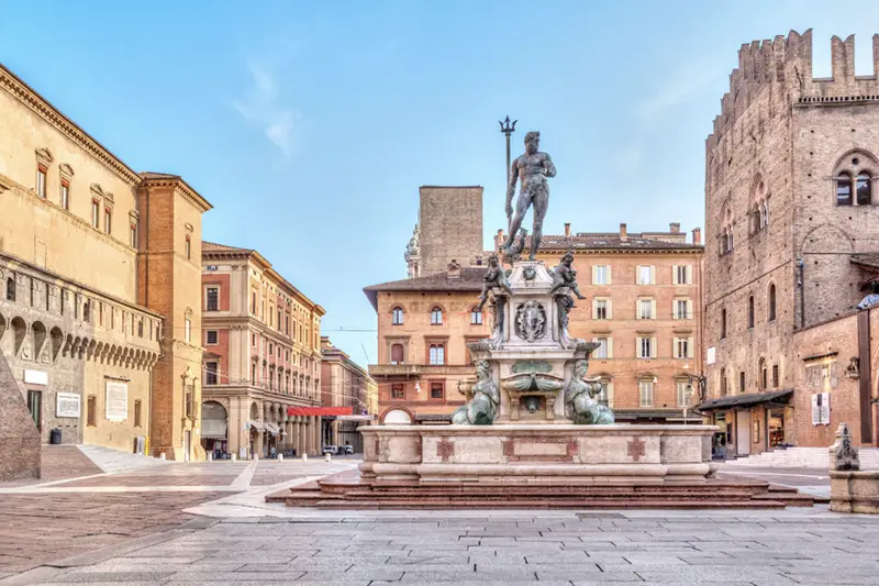Piazza del Nettuno, Bologna, Emilia-Romagna, Italy